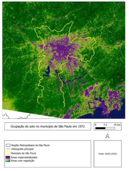 Evolução da ocupação do Solo no Município de São Paulo