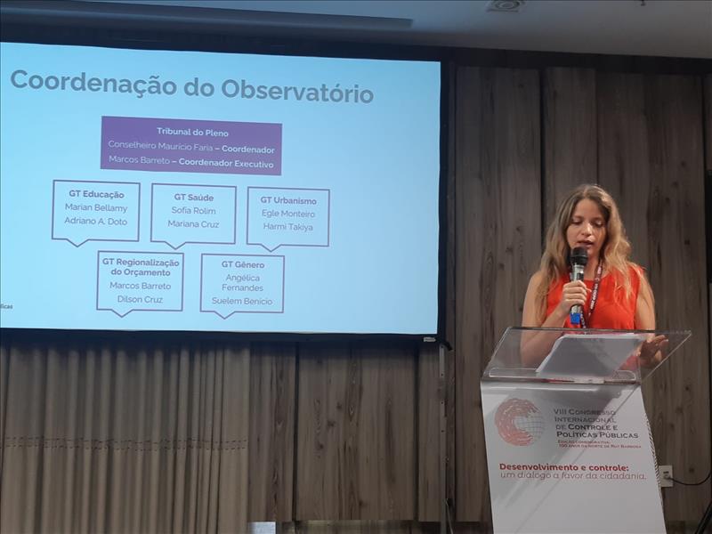 Marian Bellamy, coordenadora do GT Educação