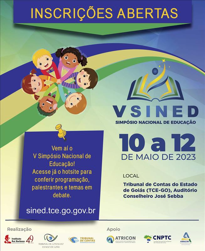 Convite para o 5º Simpósio Nacional de Educação (Sined)