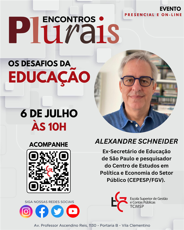 Encontros Plurais com Alexandre Schneider