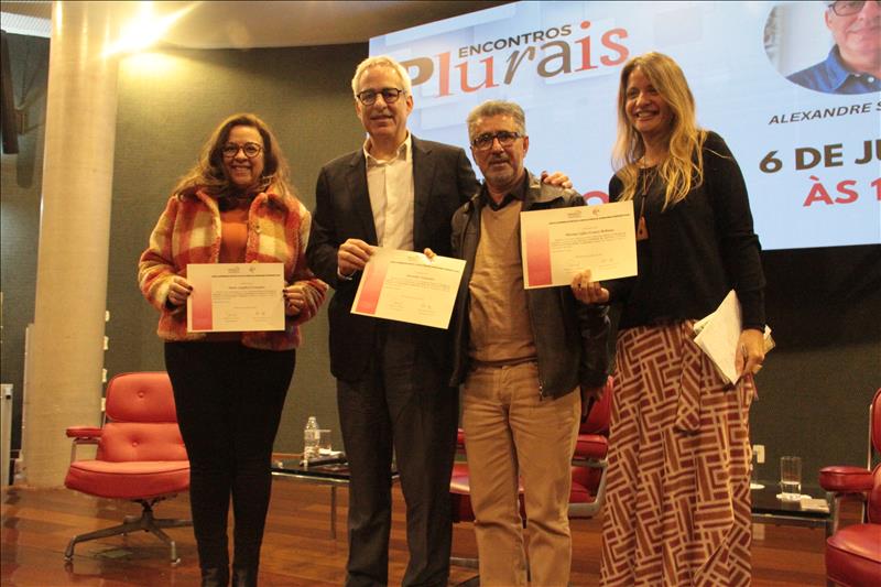 Angélica Fernandes, Alexandre Schneider, João Antonio e Marian Bellamy