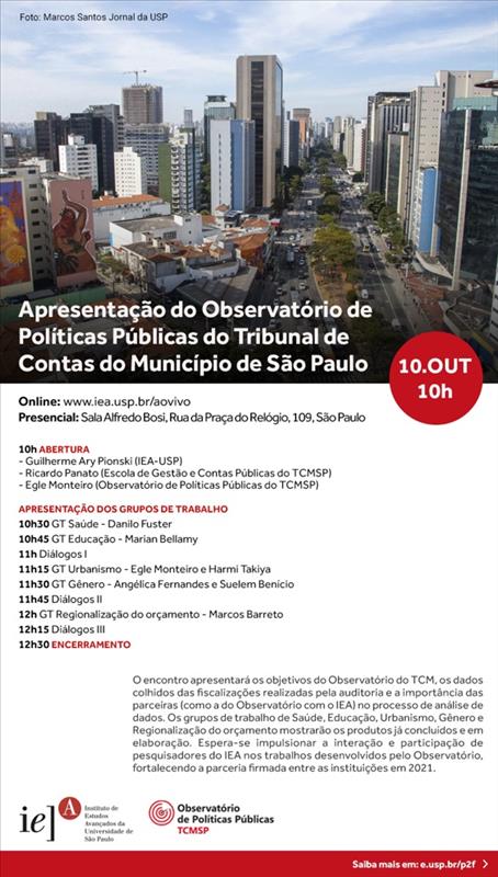 Programação do evento 